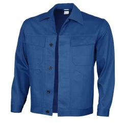 Bundjacke Qualitex BASIC Baumwolle 240g/m², Kornblau