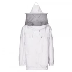 Exner Unisex Imkerjacke Mit Hut, 3-lagig, Weiß