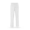 Unisex HACCP Bundhose Leiber Lang Geschnitten, Weiß