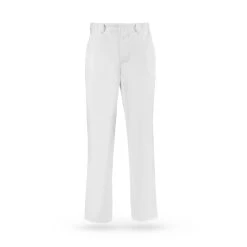 Unisex HACCP Bundhose Leiber Lang Geschnitten, Weiß