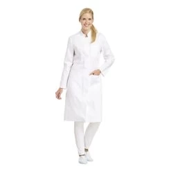 Leiber Berufsmantel 08/2512 Mit Stehkragen, Weiß