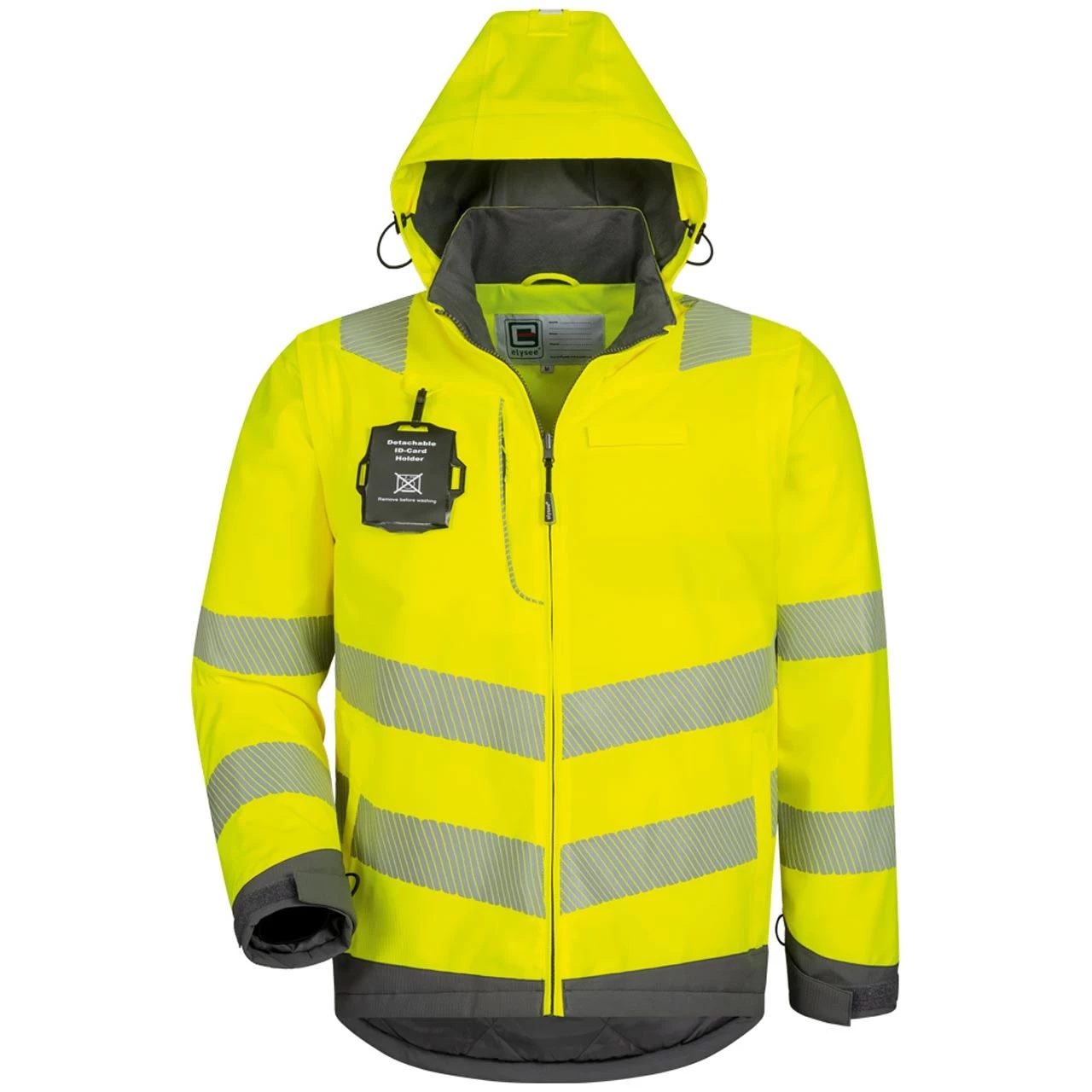 2-in-1 Warnschutzjacke ANDOMAR Von Elysee, Gelb/grau – Bild 4