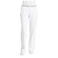 Leiber Praxis- Damenhose 08/1650, Normal Geschnitten, Weiß