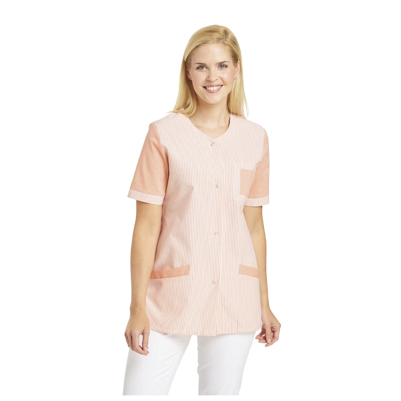 Leiber Hosenkasack 1/2 Arm 08/705 Mit Streifen, In Apricot