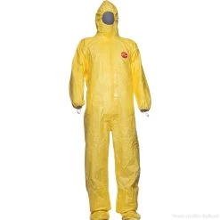 Tychem® 2000 C CHA5 Chemieschutzanzug Kat.3 - Typ 3B+4B+5B+6B, Gelb