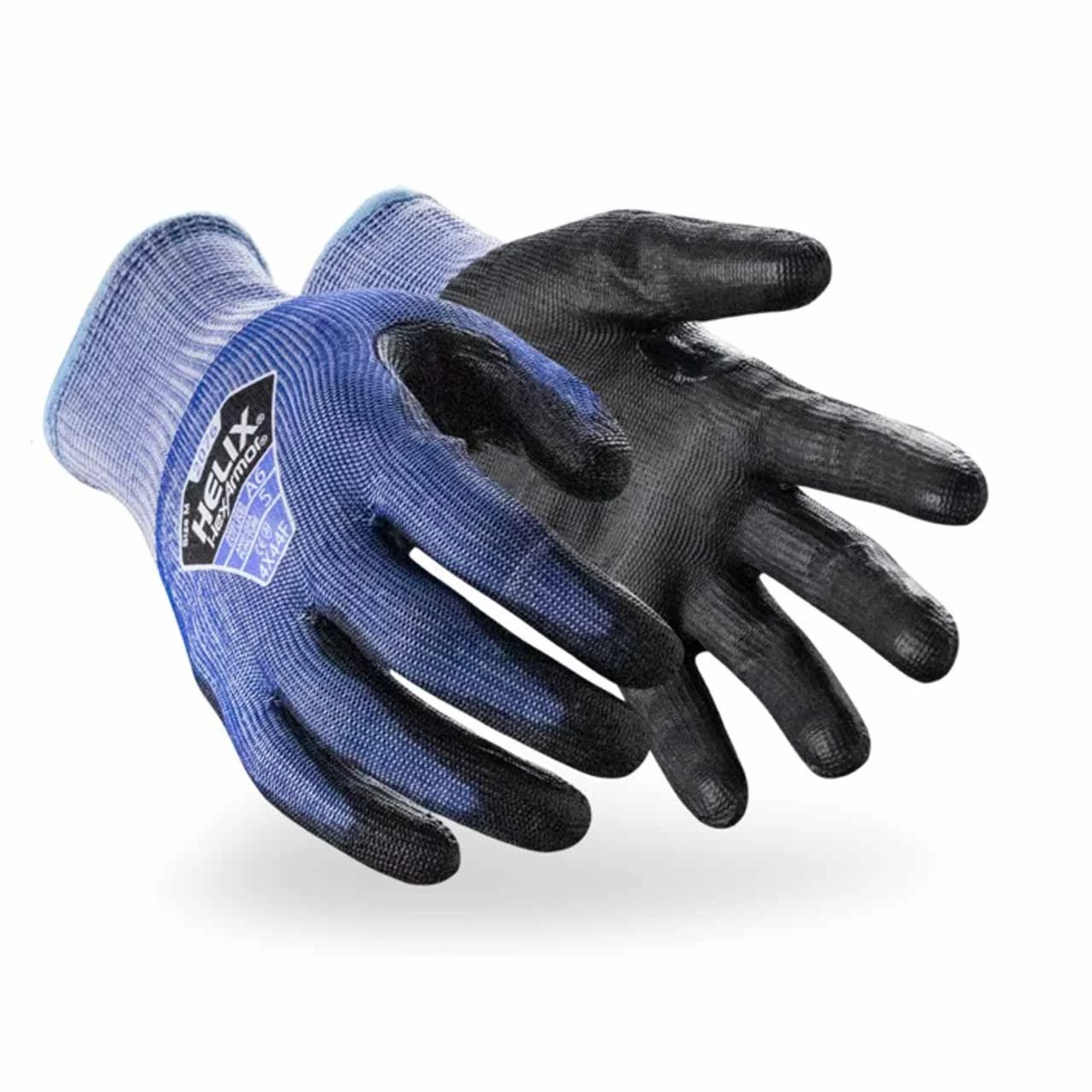 Schnittschutzhandschuh Helix 2076 Von HexArmor, Schwarz/blau