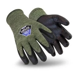 HexArmor Hitze- Und Schnittschutzhandschuh Helix 2082, Schwarz/grün