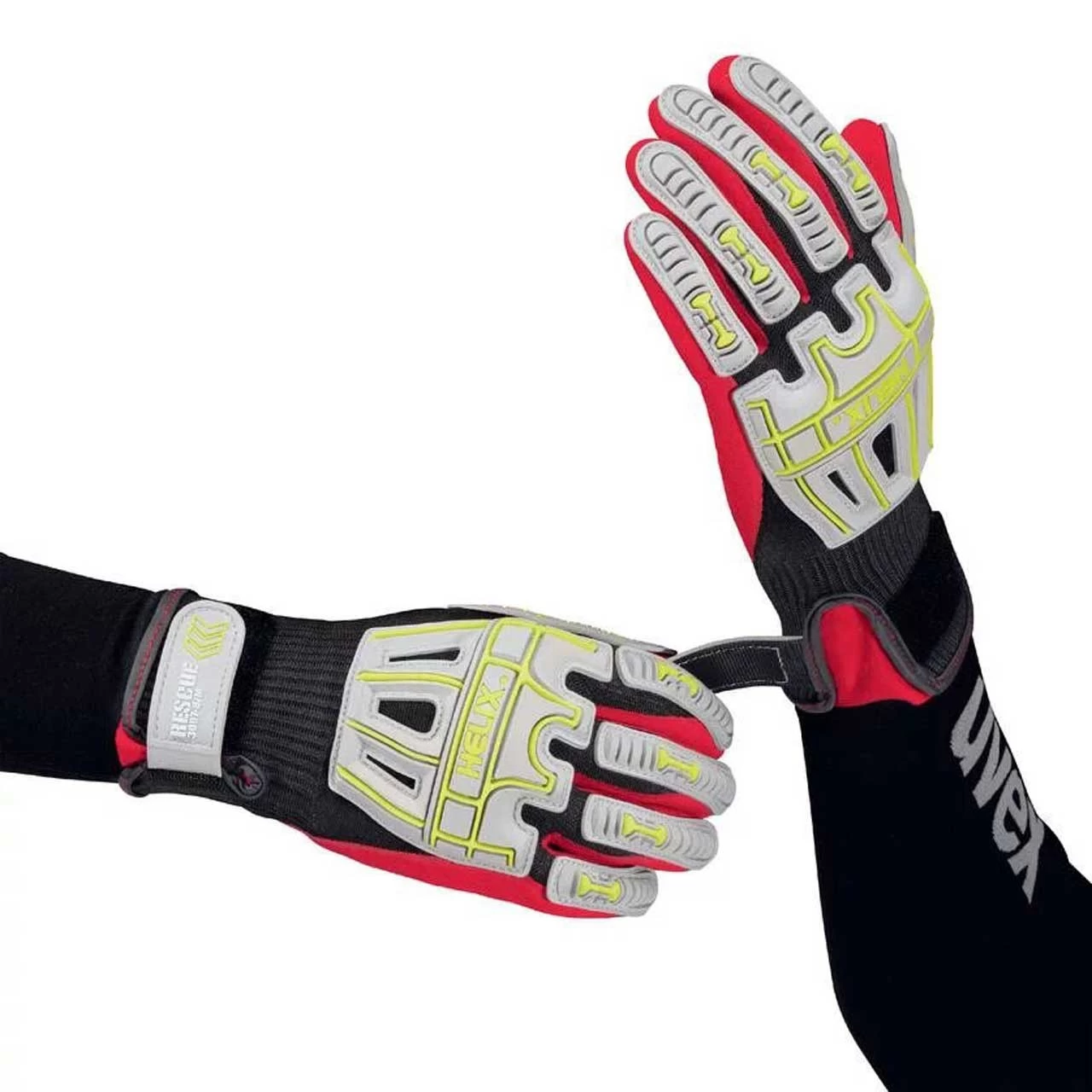 HexArmor Rettunghsandschuh Helix 3007, Gelb/rot/schwarz – Bild 3