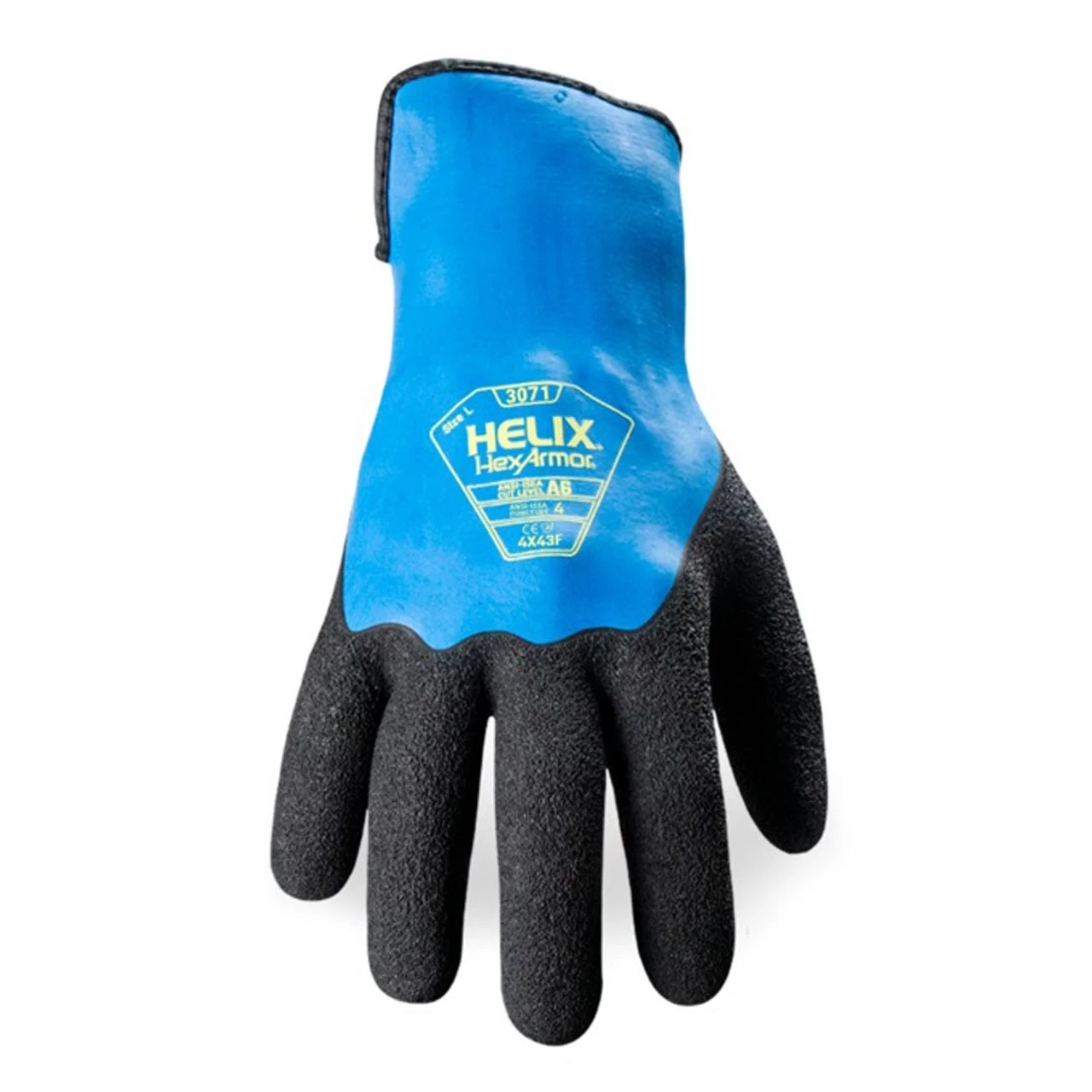 HexArmor Flüssigkeits- Und Schnittschutzhandschuh Helix 3071, Vollbeschichtet – Bild 3