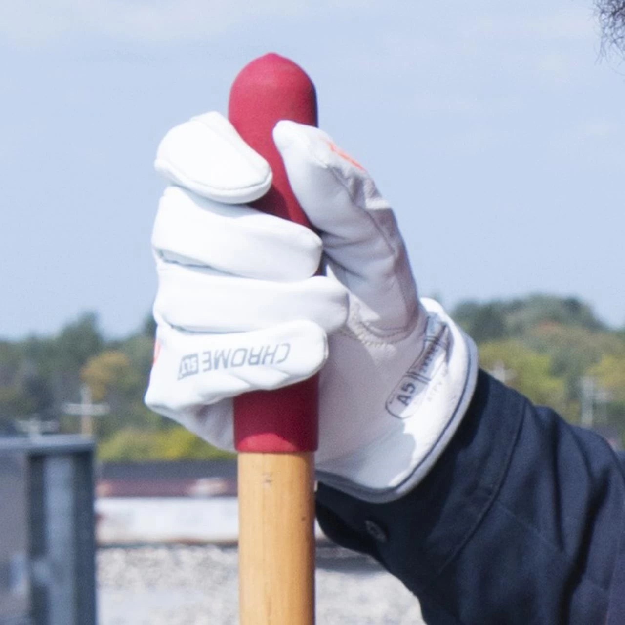 HexArmor Lichtbogen- Und Hitzeschutzhandschuh Chrome SLT 4061, Weiß/orange – Bild 2