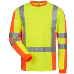 UV- Warnschutz- Langarm- Shirt DRACHTEN, Elysee, Gelb/orange