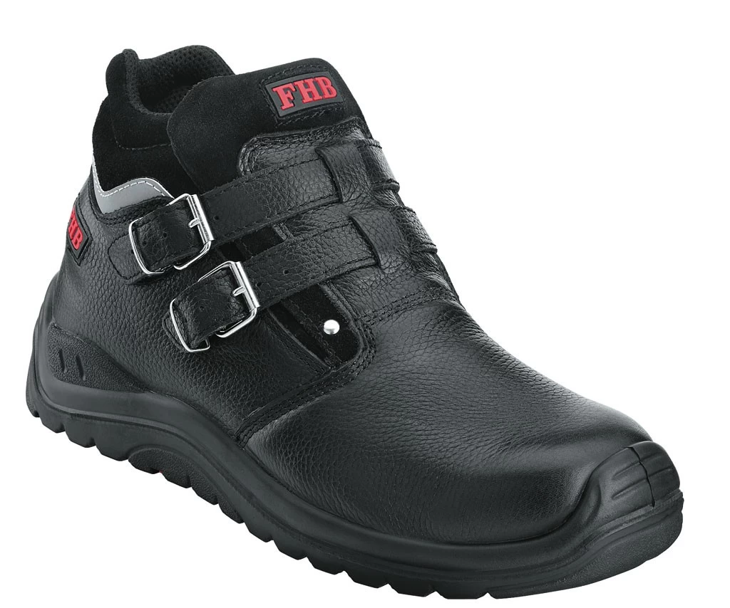 FHB S3 Dachdecker- Schnallenstiefel NORBERT 83960, Schwarz