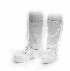 Transparenter PE Überziehstiefel 38 Cm Hoch, Ca. 60 My