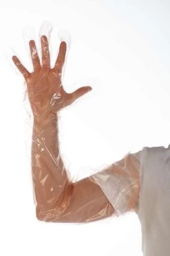 Handschuh SOFTLINIE Von Hygostar Extra Lang, Orange