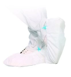 Überziehschuhe Vlies Mit CPE Beschichtung Für HYGOMAT