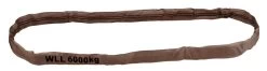 Rundschlinge 6 M, Tragkraft: 6000 Kg, Braun