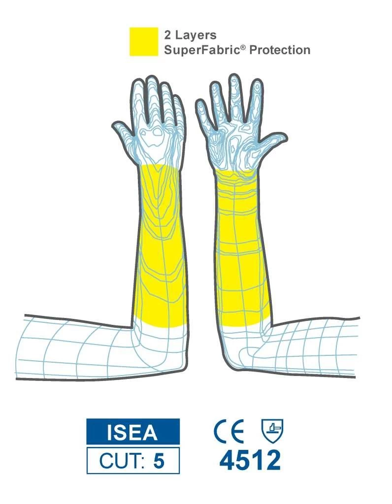 Schnittschutz Ärmelschoner AG8TW Von HexArmor – Bild 2