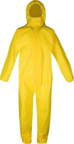 CoverChem® CC200 Einweg- Schutzoverall Kat 3 Typ 3.4.5.6, Gelb
