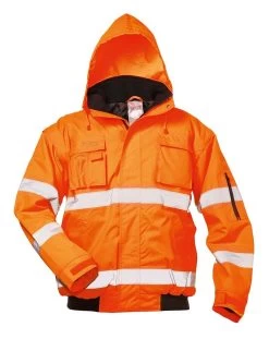 Safestyle 2 In 1 Warnschutz- Pilotenjacke TOM, Orange