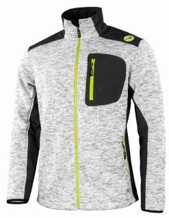 Albatros Strickfleece-/Softshelljacke STIRLING 264590, Hellgrau
