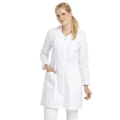 Leiber Damenmantel, 08/2513, 1/1 Arm, Weiß