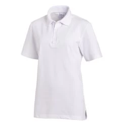Leiber Unisex- Poloshirts 08/2515, 1/2 Arm, Weiß