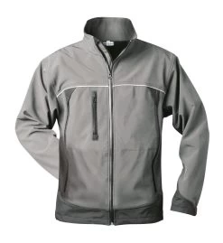 Softshell Jacke BETA Von Elysee. Grau-schwarz