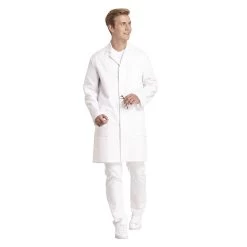 Leiber Herrenmantel 12/181 Waschbar Bei 95°, Weiß