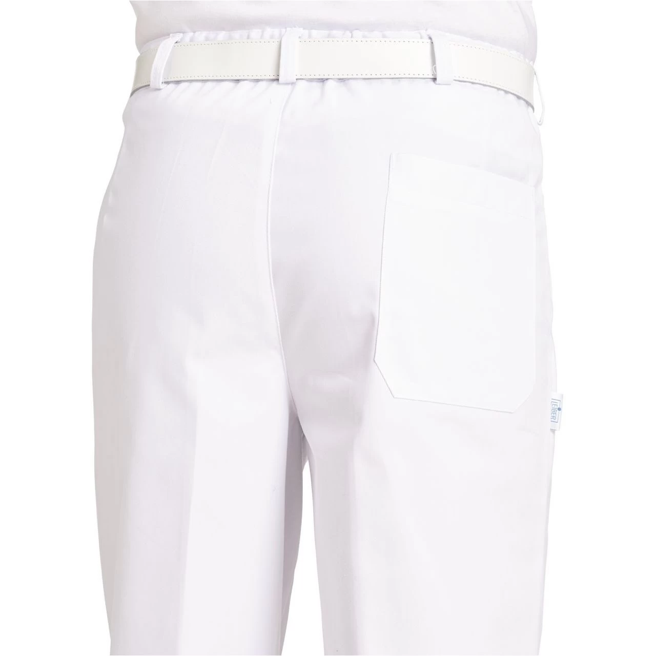 Leiber Bundfaltenhose 12/8232 In Kurzen Größen, Weiß – Bild 2