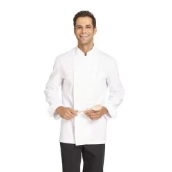 Leiber Unisex-Kochjacke 12/6051 Aus Baumwolle, 1/1 Arm, Weiß