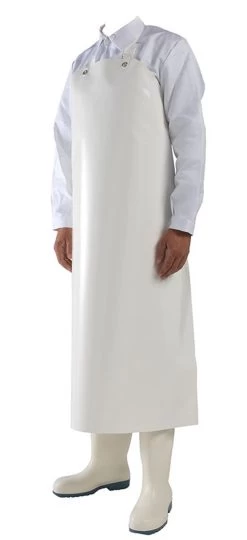 Chemieschürze SIERRA Gegen Diverse Chemikalien, Weiß