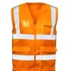 Warnschutz Weste ANSGAR Von Safestyle, Fluoreszierend Orange