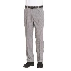 Leiber Unisex- Küchenhose12/8800, Schwarz-weiß-pepita