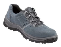 S1 Sicherheits- Halbschuhe EMS Mit Stahlkappe, Grau