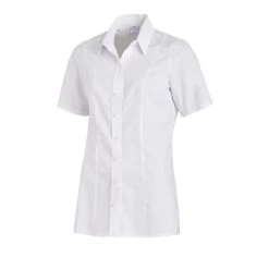 Leiber 1/2 Arm Strech- Damenbluse 08/1236, Weiß