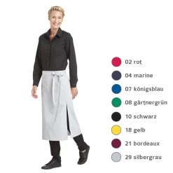 Leiber "DE LUXE" Bistroschürze 11/1258, In 8 Farben