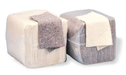 Putztücher Gelegt Aus Vlies Ca. 38 X 38 Cm, Rohweiß