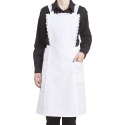Leiber Cocktailschürze 02/84, 100% Baumwolle, Weiß