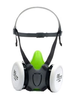 BLS Atemschutz-Set LACKIERER Inkl. Filter, Schwarz/grün