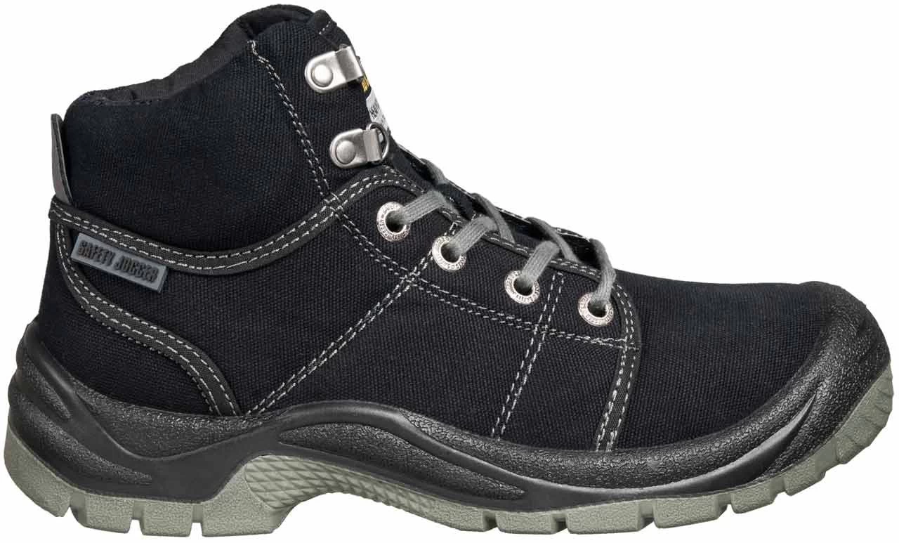 Safety Jogger S1P SRC Schnürstiefel DESERT-117, Schwarz