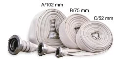 Premium Bauschlauch B/75 Mit Storz-Saug-Kupplung, 20m