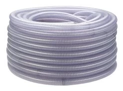 Saug- Und Druckschlauch Mit Federstahlspirale, 32 X 4,2 Mm, 30 M, Transparent